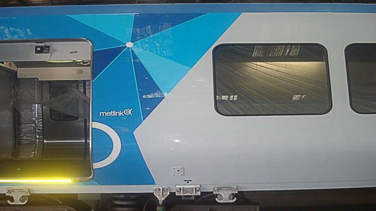 軌道、列車、高鐵車廂外車身廣告噴繪